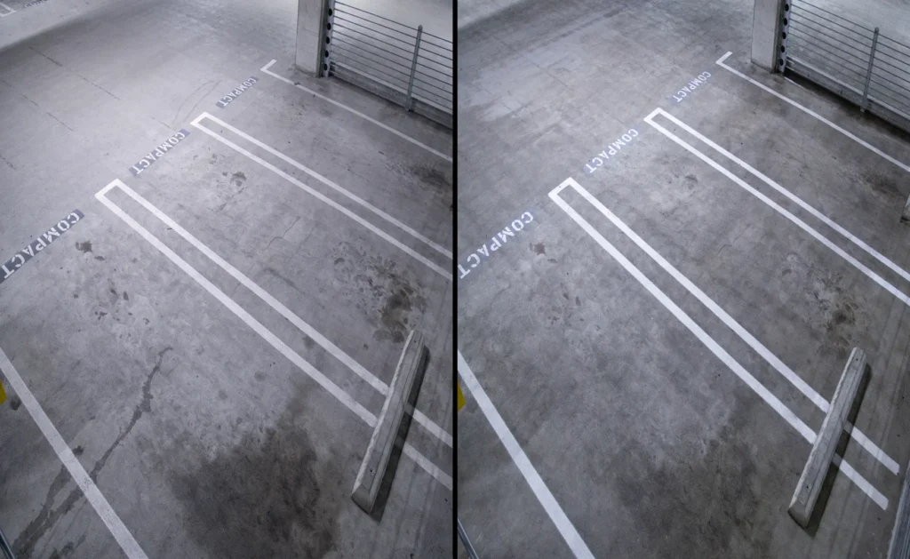 Los Angeles street sweeping enforcement commercial parking lot