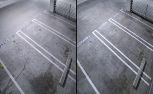 Los Angeles street sweeping enforcement commercial parking lot