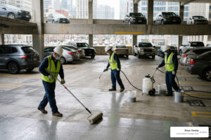 commercial parking deck concrete sealing