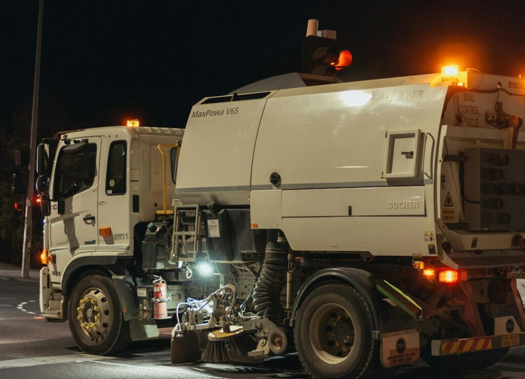 commercial street sweeper